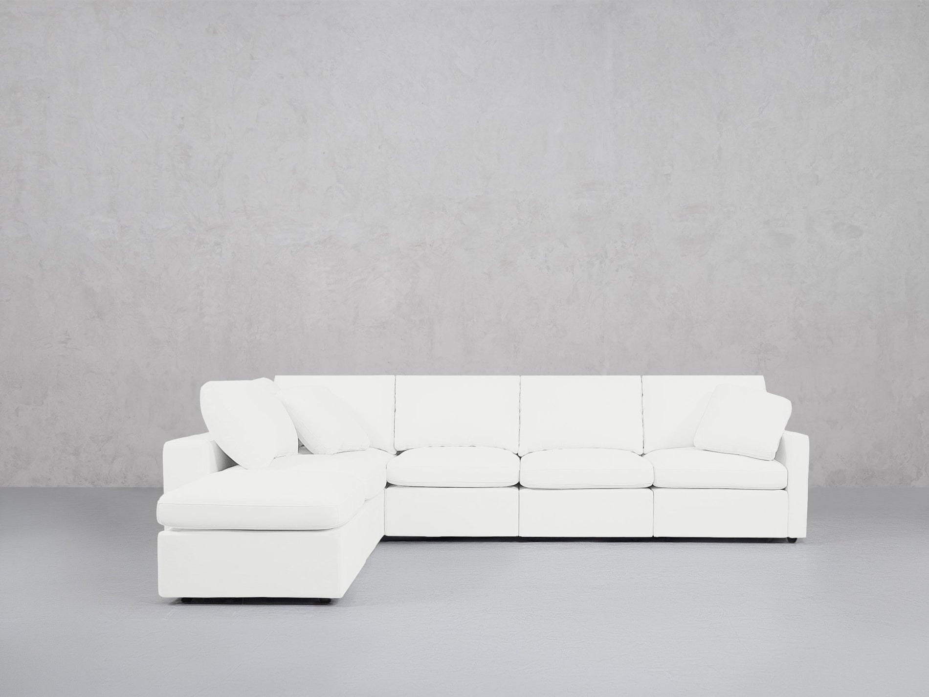 6-Seat Modular Corner Lounger Sectional (Thin Arms) - 7th Avenue