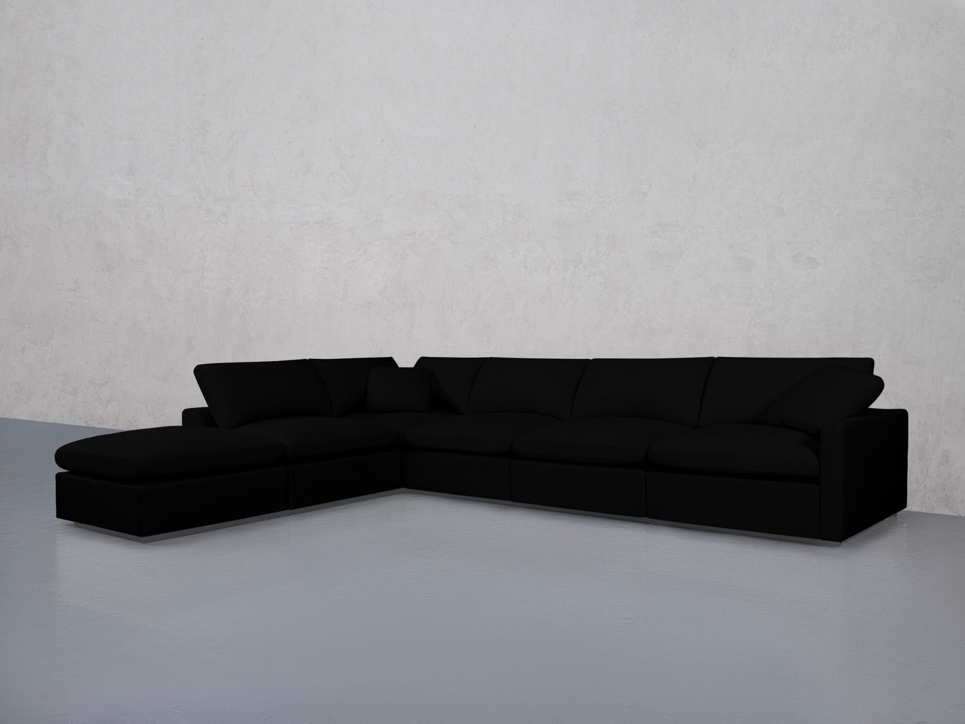6-Seat Modular Corner Lounger Sectional (Thin Arms) - 7th Avenue