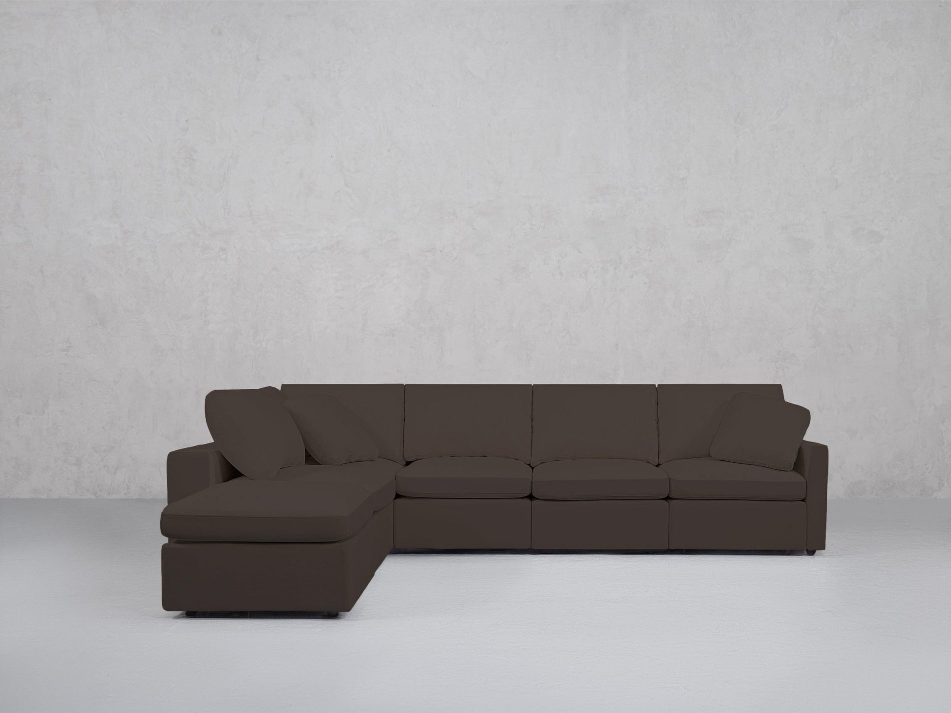 6-Seat Modular Corner Lounger Sectional (Thin Arms) - 7th Avenue