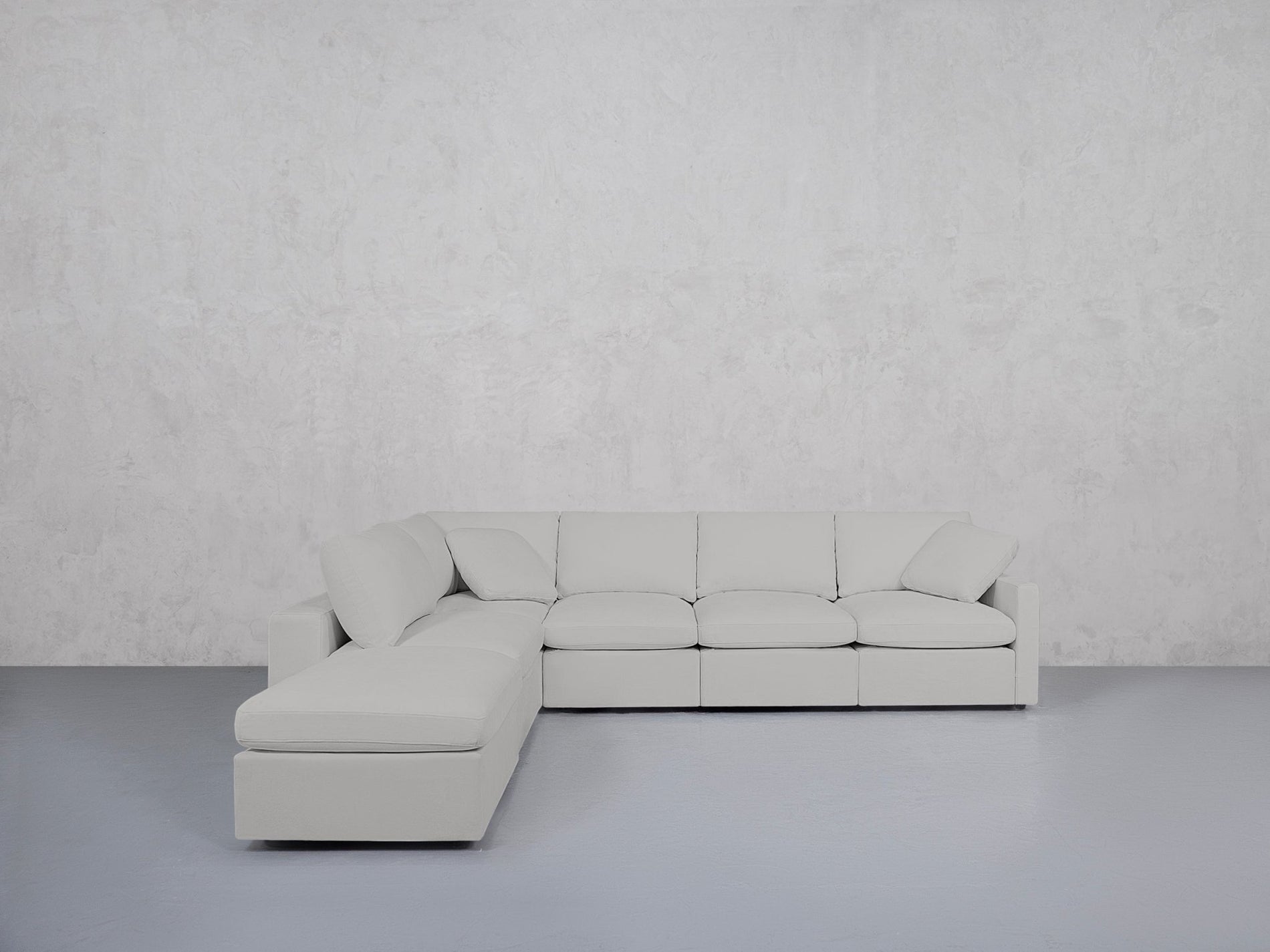 6-Seat Modular Corner Lounger Sectional (Thin Arms) - 7th Avenue