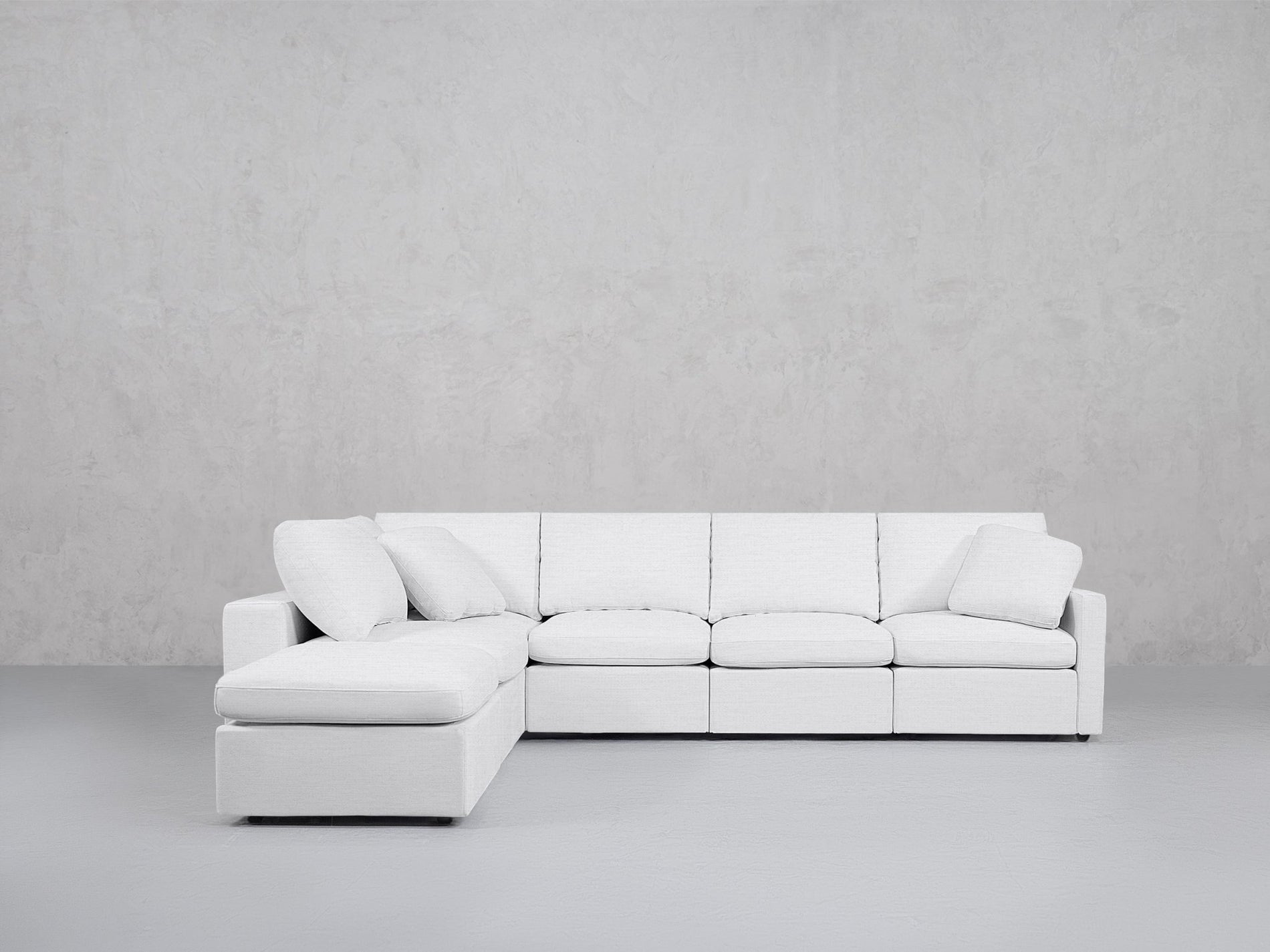 6-Seat Modular Corner Lounger Sectional (Thin Arms) - 7th Avenue