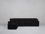 6-Seat Modular Corner Lounger Sectional (Thin Arms) - 7th Avenue