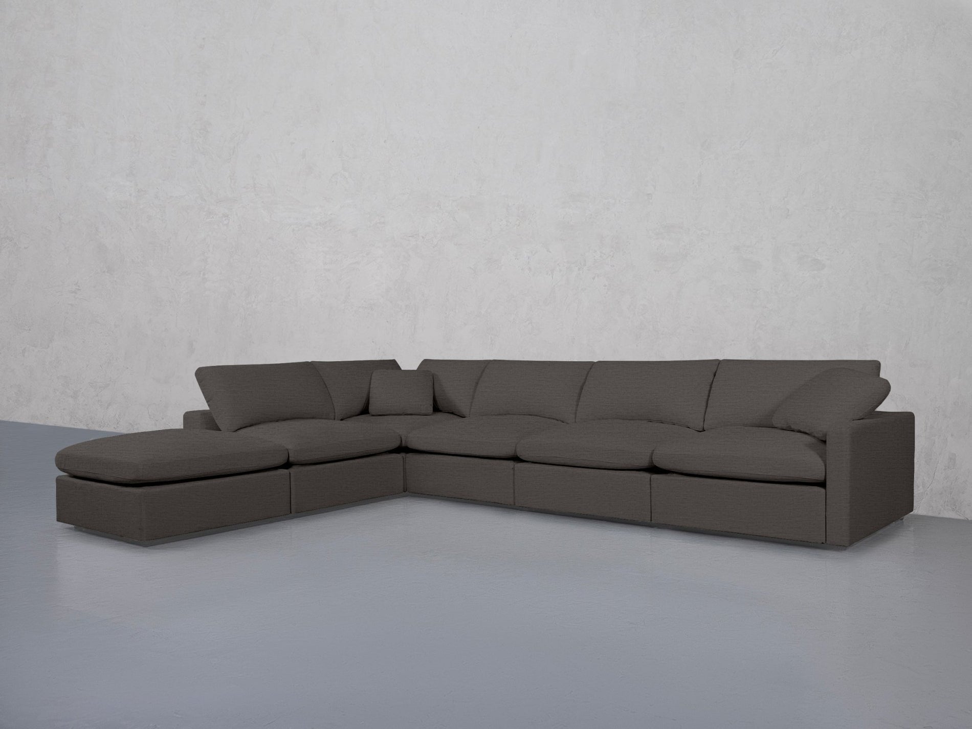 6-Seat Modular Corner Lounger Sectional (Thin Arms) - 7th Avenue