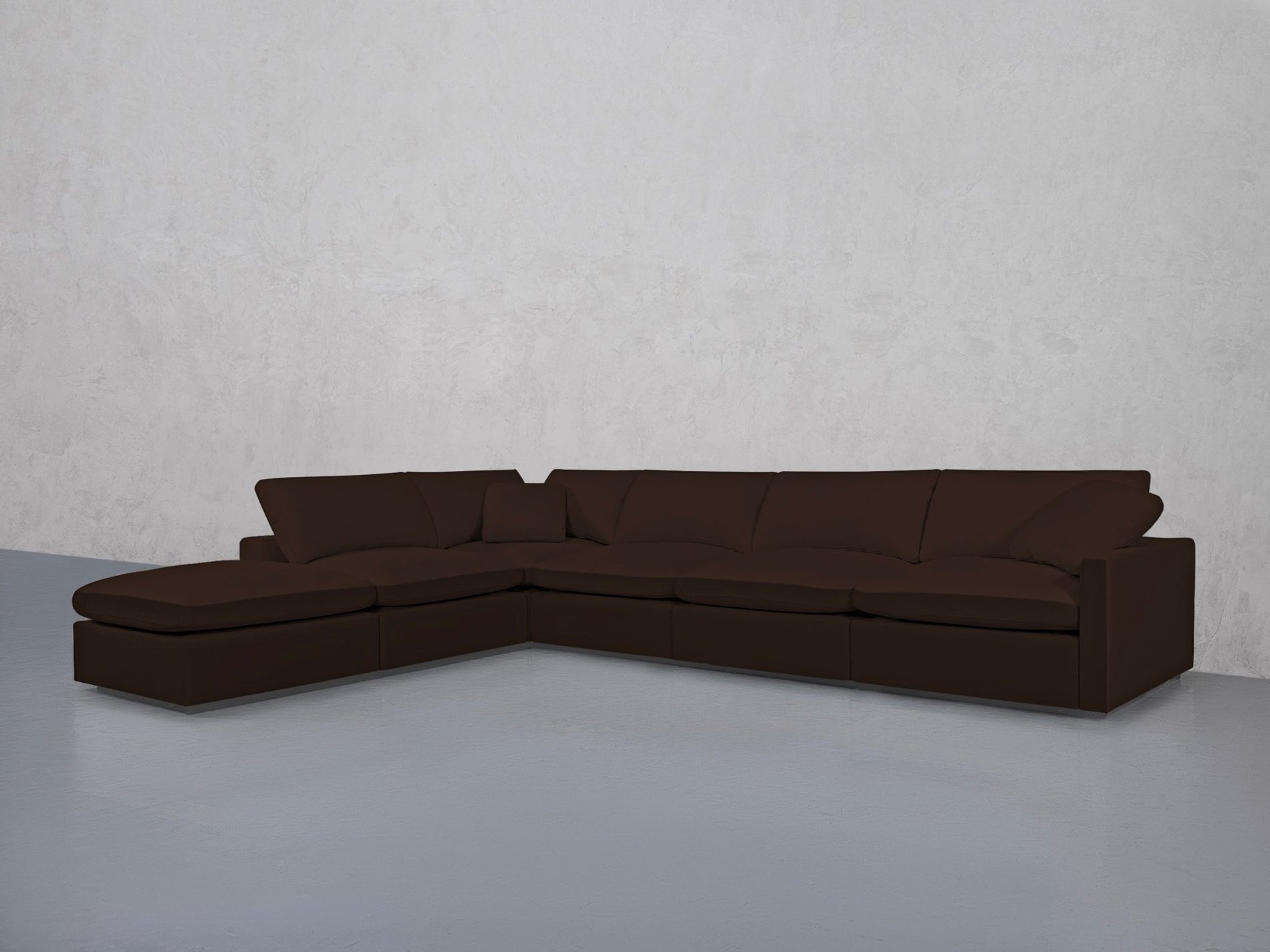 6-Seat Modular Corner Lounger Sectional (Thin Arms) - 7th Avenue