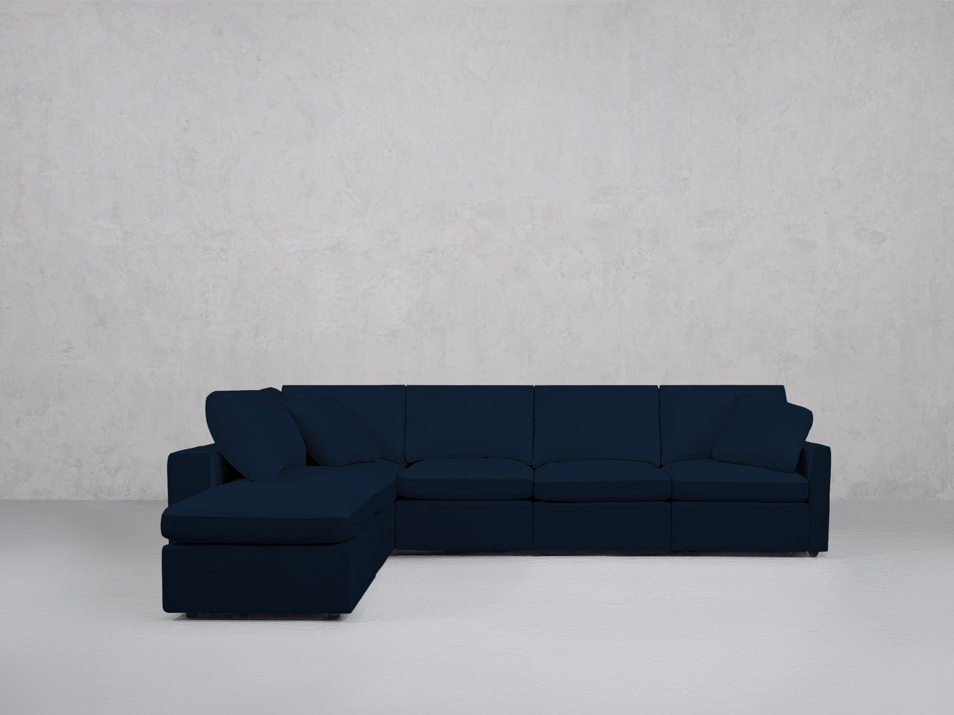 6-Seat Modular Corner Lounger Sectional (Thin Arms) - 7th Avenue
