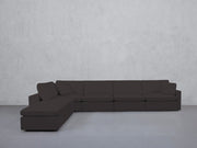 6-Seat Modular Corner Lounger Sectional (Thin Arms) - 7th Avenue