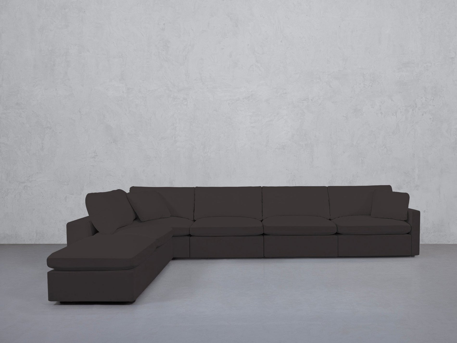 6-Seat Modular Corner Lounger Sectional (Thin Arms) - 7th Avenue