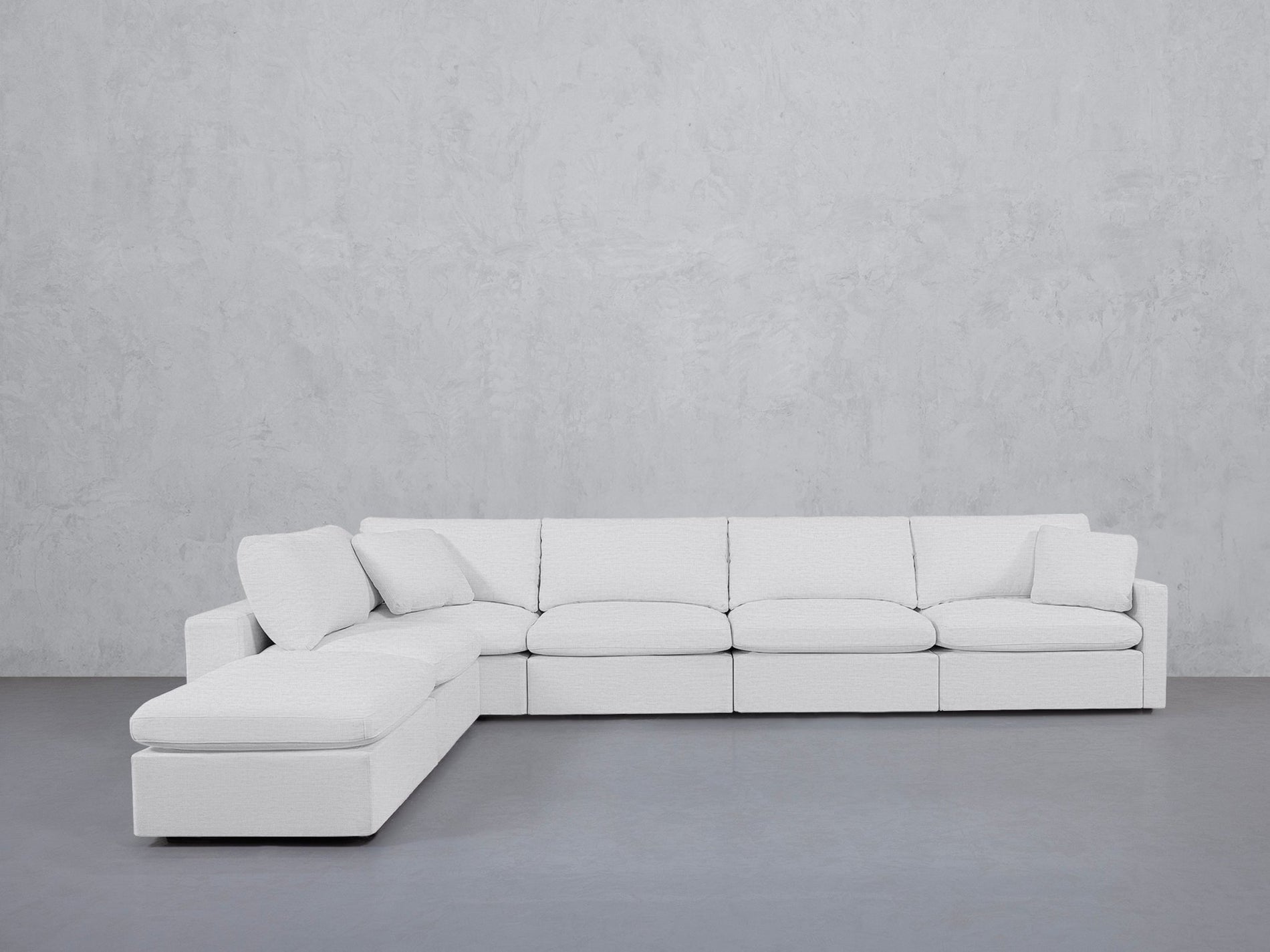 6-Seat Modular Corner Lounger Sectional (Thin Arms) - 7th Avenue