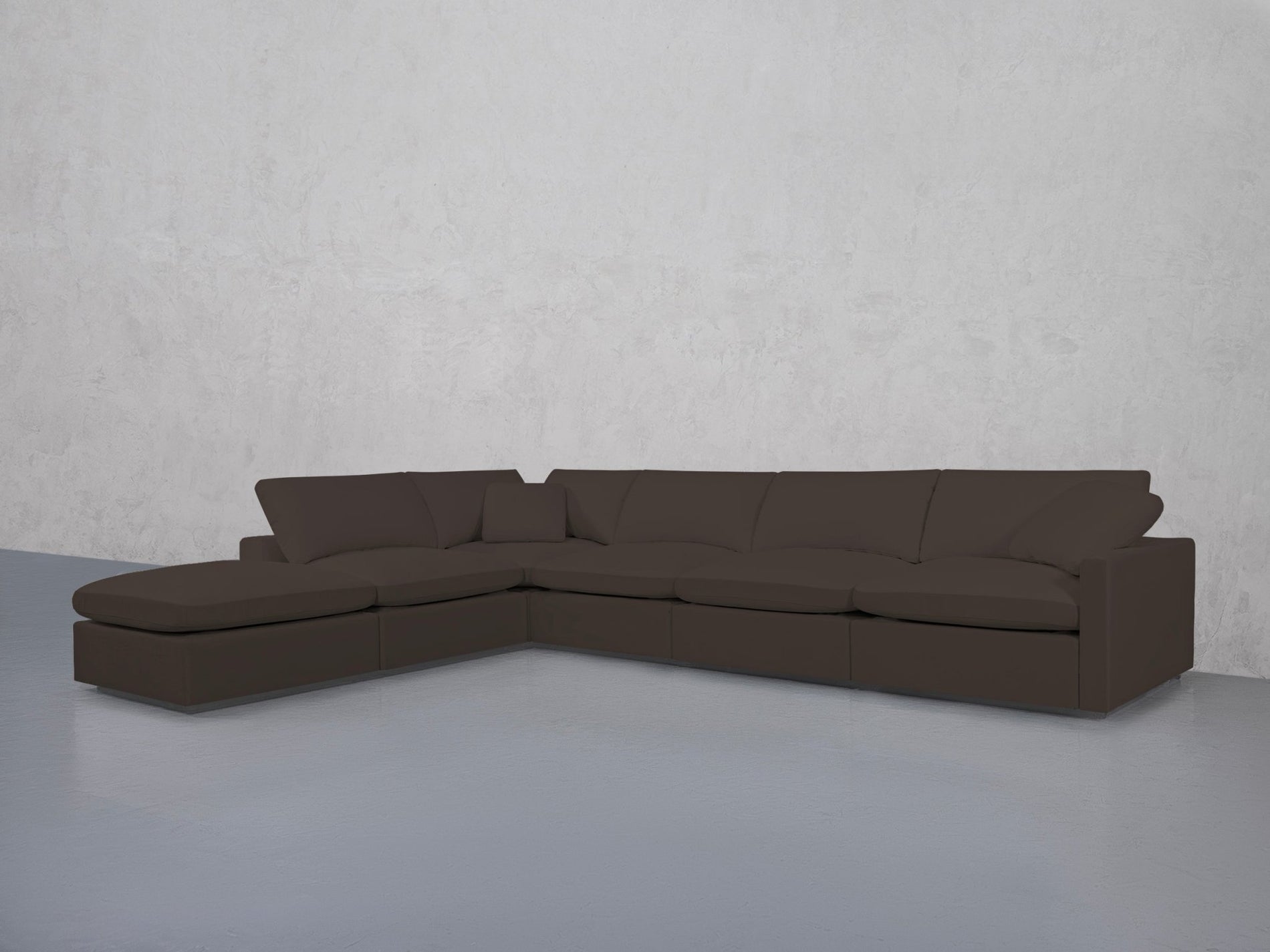 6-Seat Modular Corner Lounger Sectional (Thin Arms) - 7th Avenue
