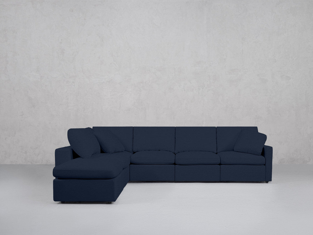 6-Seat Modular Corner Lounger Sectional (Thin Arms) - 7th Avenue