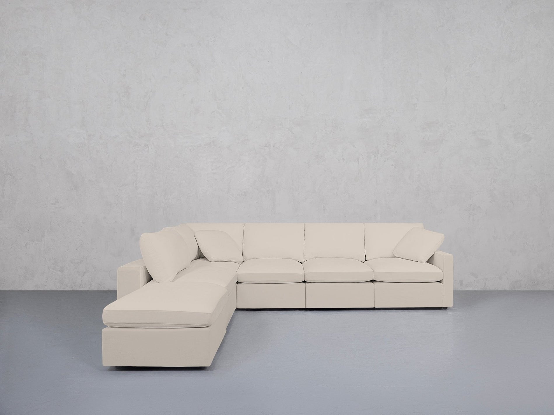 6-Seat Modular Corner Lounger Sectional (Thin Arms) - 7th Avenue