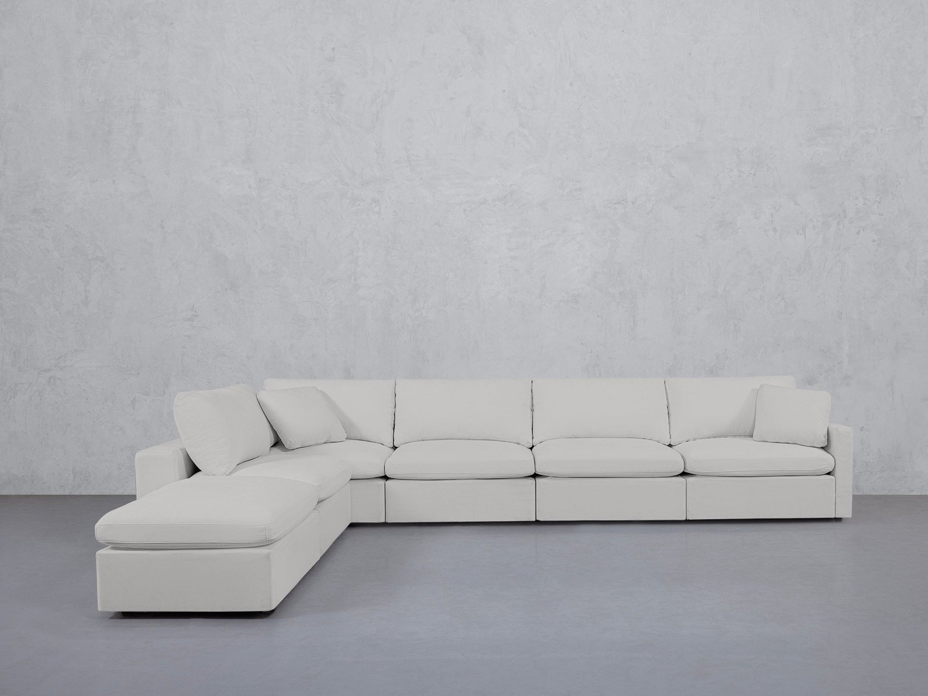 6-Seat Modular Corner Lounger Sectional (Thin Arms) - 7th Avenue