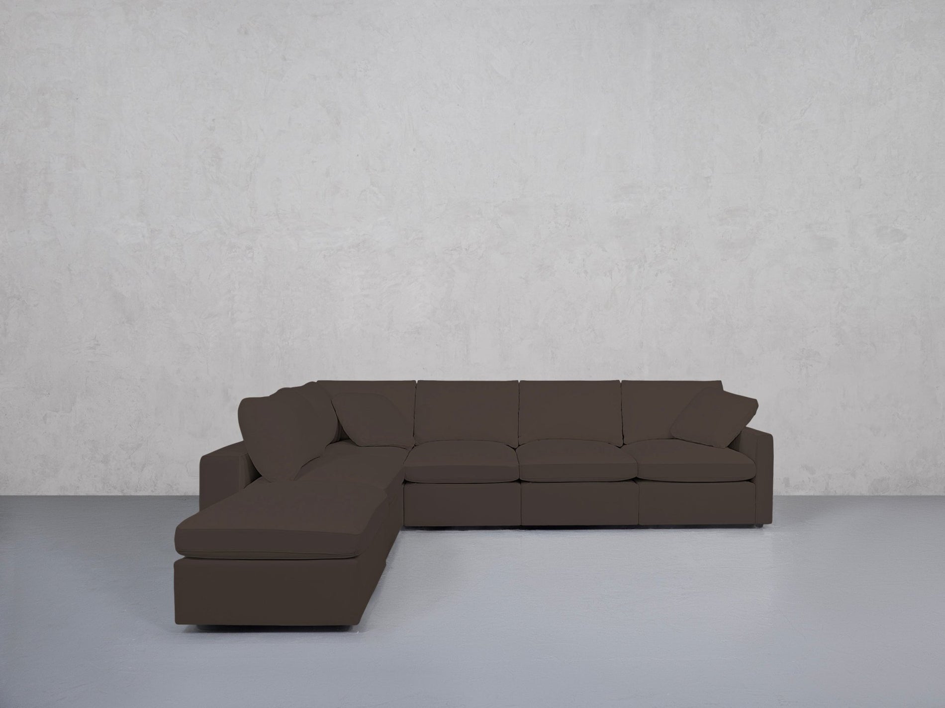 6-Seat Modular Corner Lounger Sectional (Thin Arms) - 7th Avenue