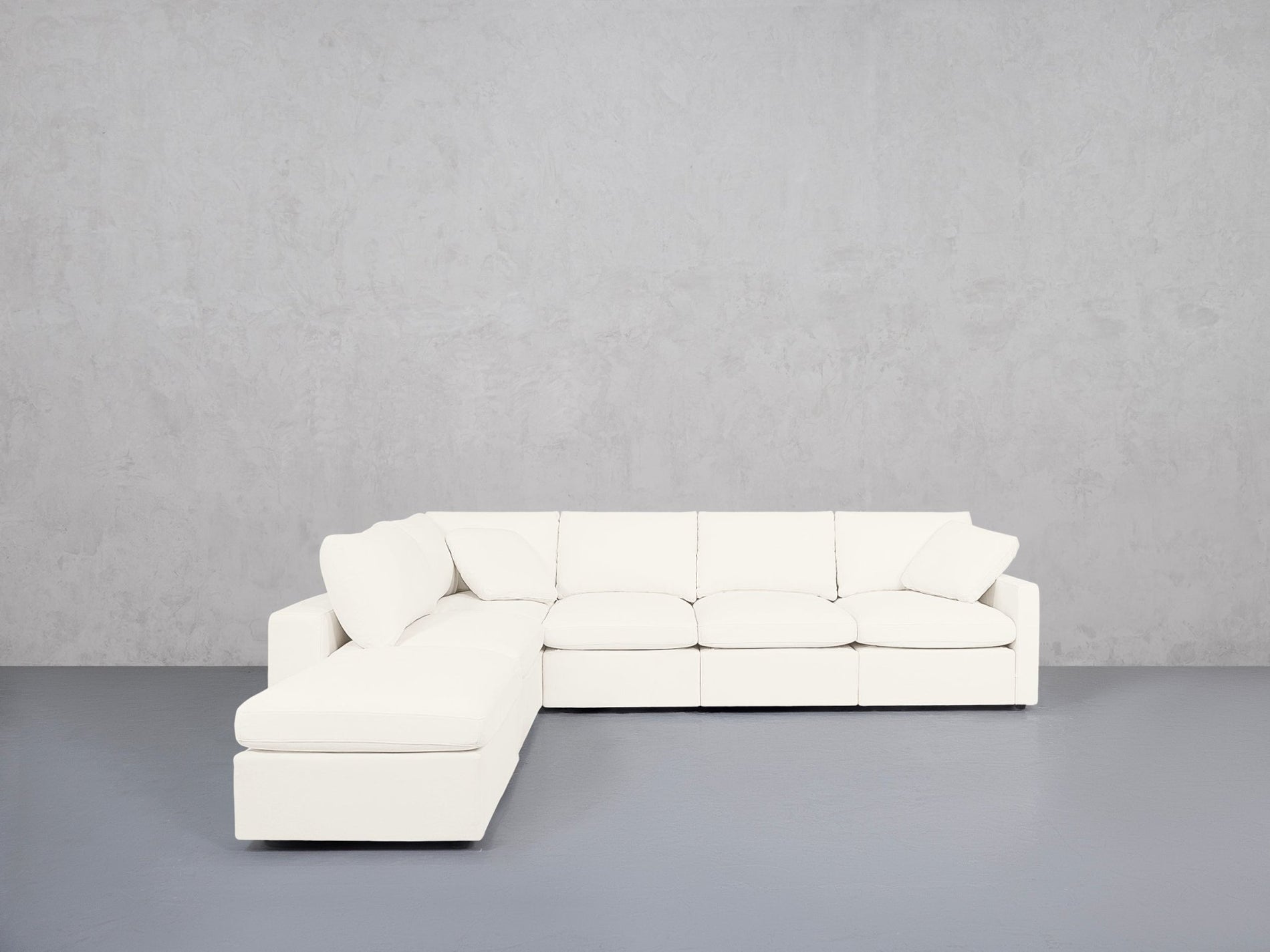 6-Seat Modular Corner Lounger Sectional (Thin Arms) - 7th Avenue