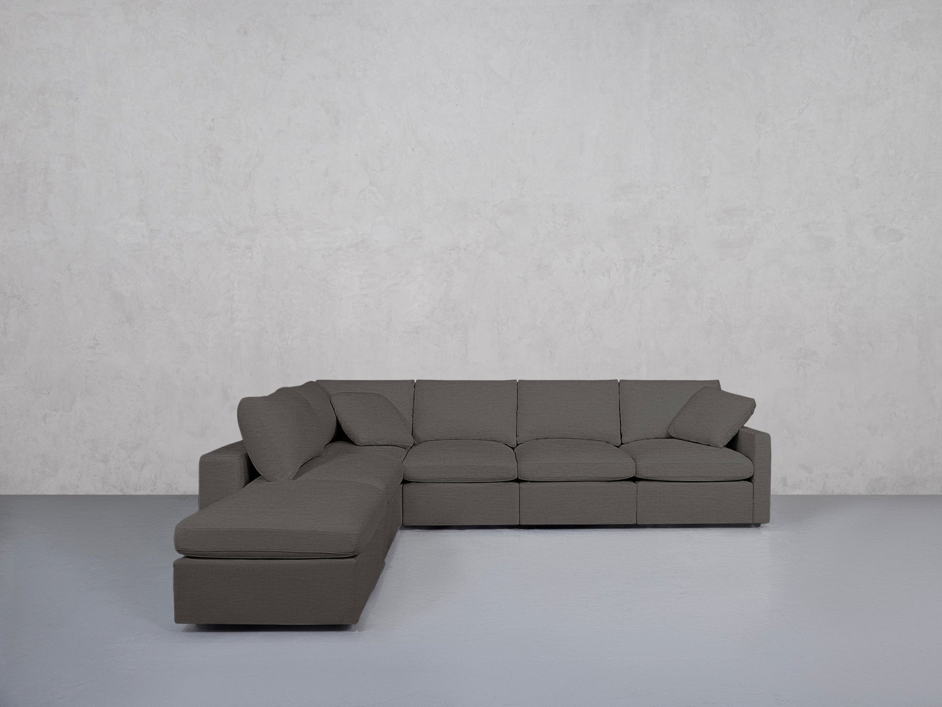 6-Seat Modular Corner Lounger Sectional (Thin Arms) - 7th Avenue