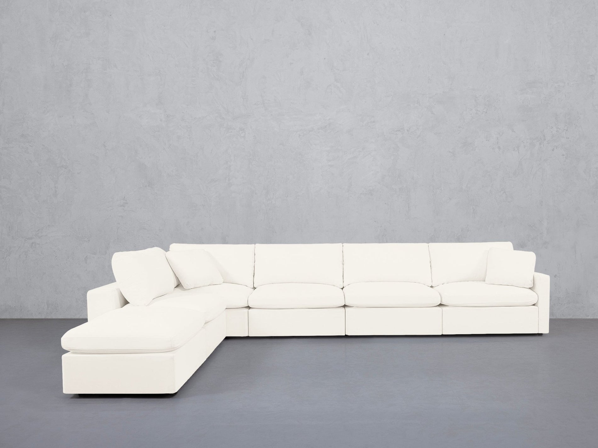6-Seat Modular Corner Lounger Sectional (Thin Arms) - 7th Avenue