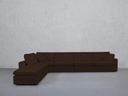 6-Seat Modular Corner Lounger Sectional (Thin Arms) - 7th Avenue