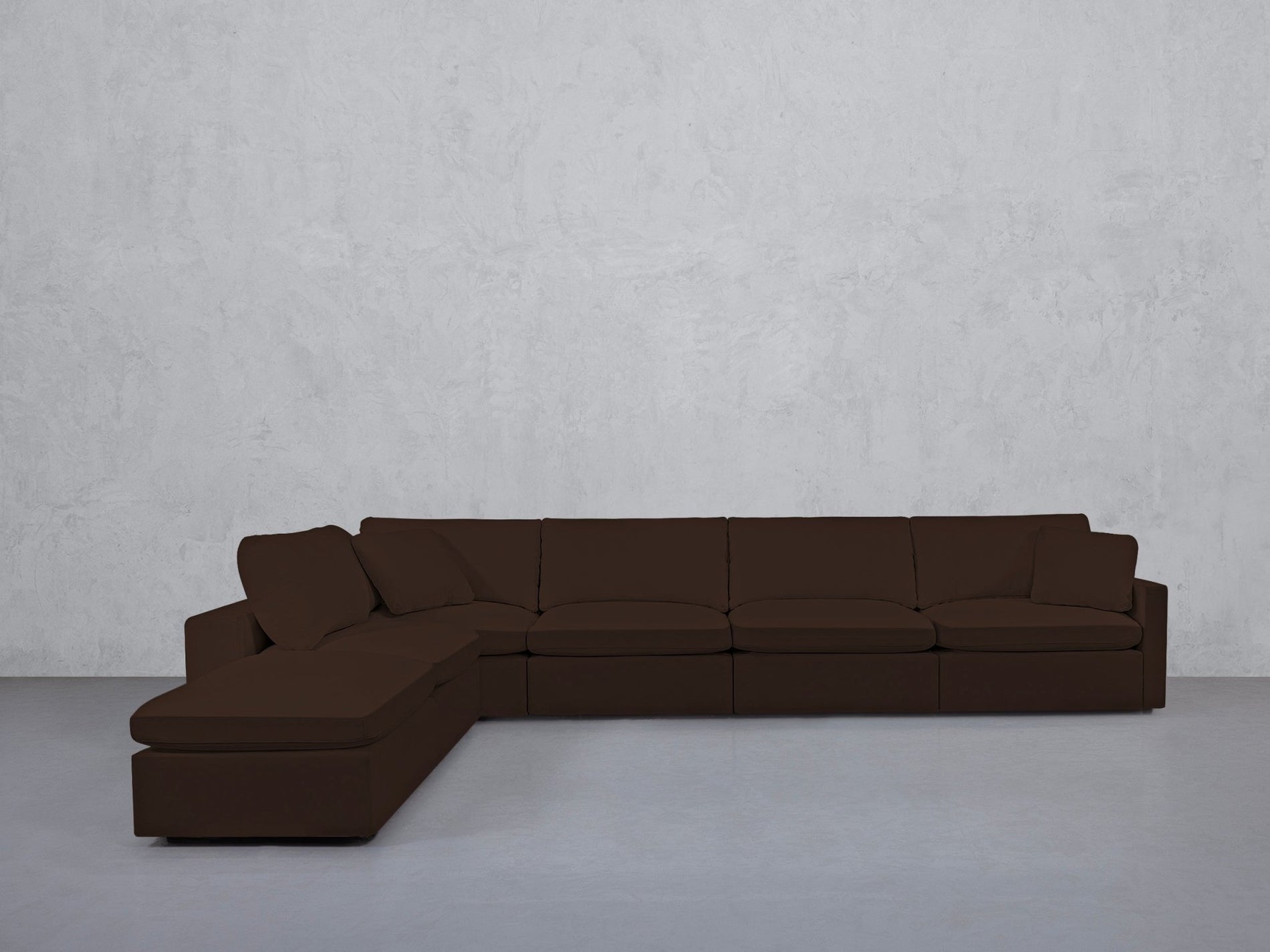 6-Seat Modular Corner Lounger Sectional (Thin Arms) - 7th Avenue