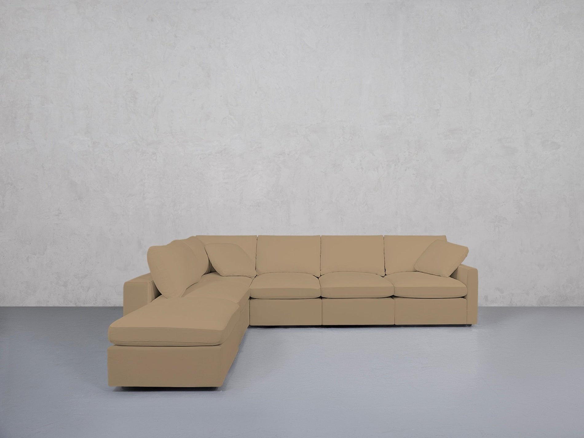6-Seat Modular Corner Lounger Sectional (Thin Arms) - 7th Avenue