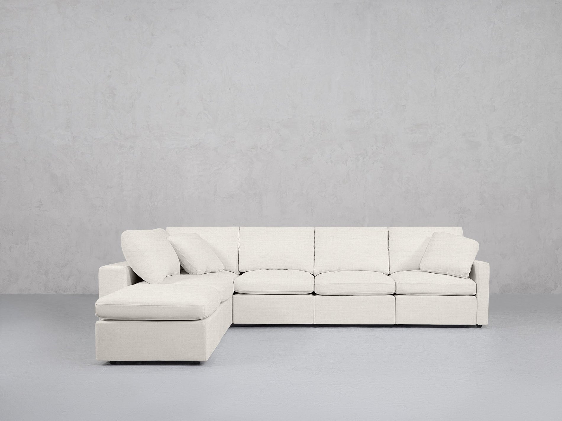 6-Seat Modular Corner Lounger Sectional (Thin Arms) - 7th Avenue