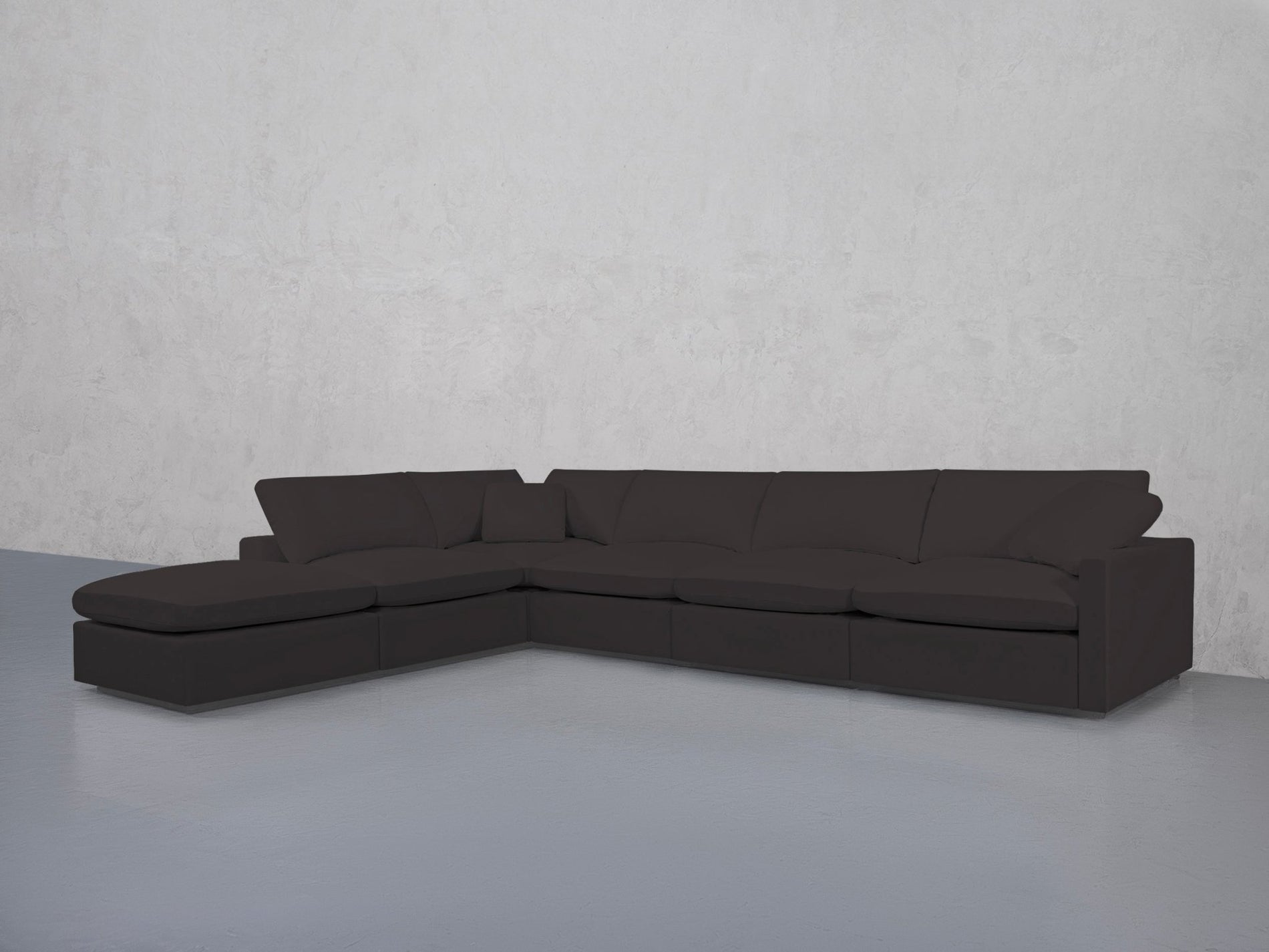 6-Seat Modular Corner Lounger Sectional (Thin Arms) - 7th Avenue
