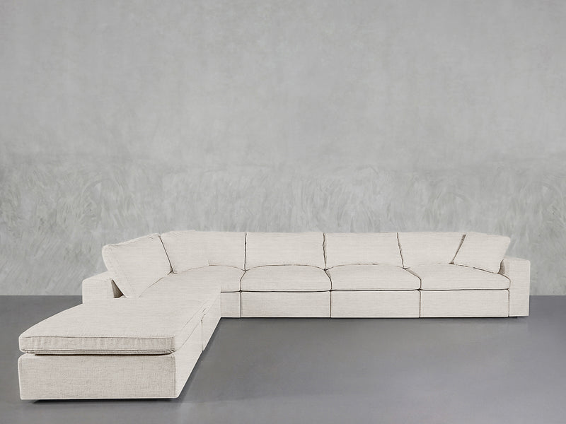 6-Seat Modular Corner Lounger Sectional