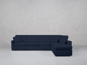 6-Seat Modular Corner Right Lounger Sectional (Thin Arms) - 7th Avenue