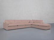 6-Seat Modular Corner Right Lounger Sectional (Thin Arms) - 7th Avenue