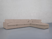 6-Seat Modular Corner Right Lounger Sectional (Thin Arms) - 7th Avenue