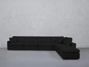 6-Seat Modular Corner Right Lounger Sectional (Thin Arms) - 7th Avenue