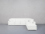 6-Seat Modular Corner Right Lounger Sectional (Thin Arms) - 7th Avenue