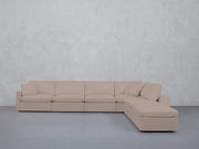 6-Seat Modular Corner Right Lounger Sectional (Thin Arms) - 7th Avenue