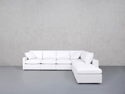 6-Seat Modular Corner Right Lounger Sectional (Thin Arms) - 7th Avenue