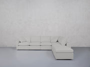6-Seat Modular Corner Right Lounger Sectional (Thin Arms) - 7th Avenue