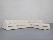 6-Seat Modular Corner Right Lounger Sectional (Thin Arms) - 7th Avenue