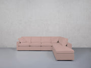 6-Seat Modular Corner Right Lounger Sectional (Thin Arms) - 7th Avenue