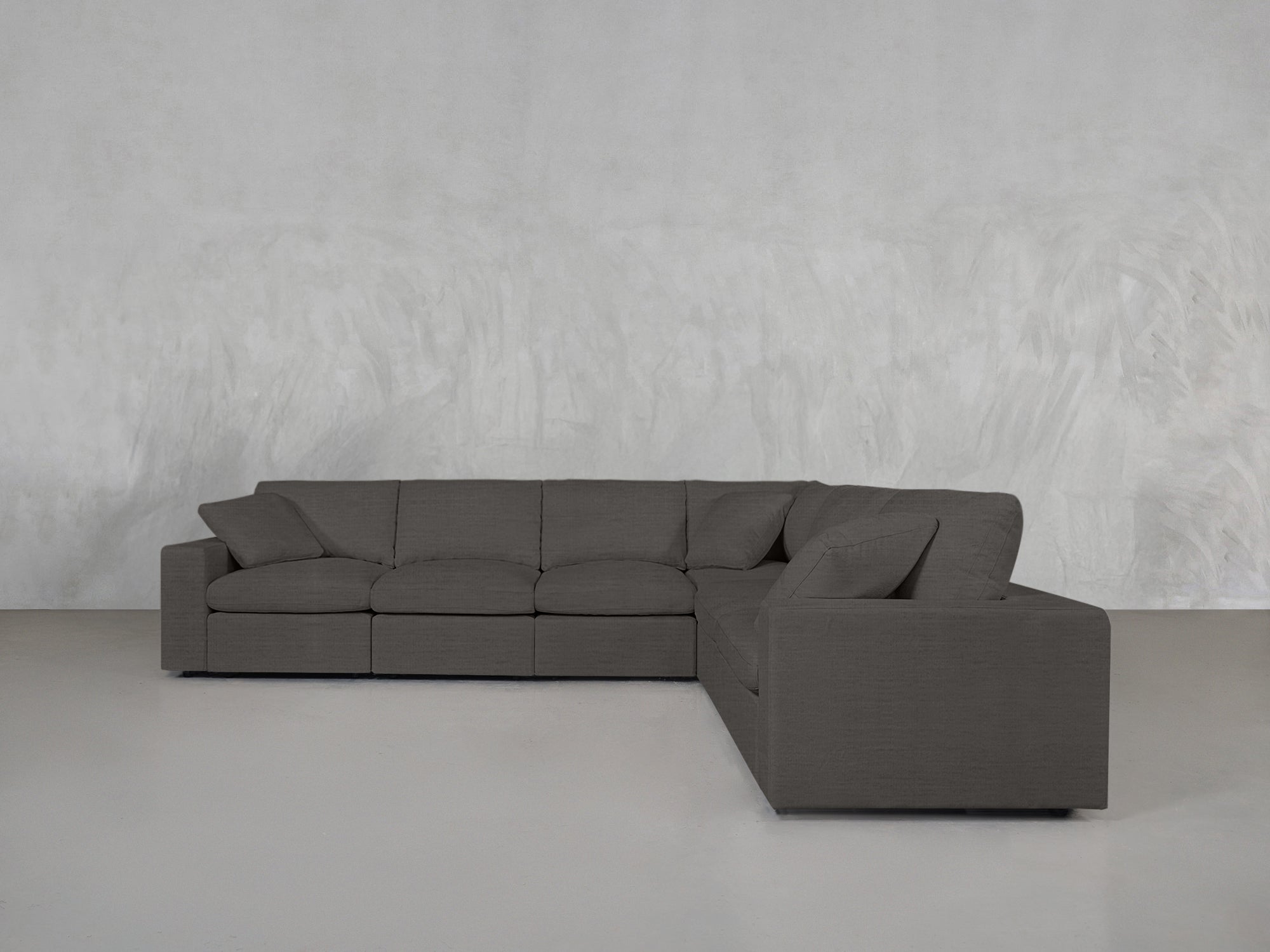 6 - Seat Modular Corner Right Sectional - 7th Avenue