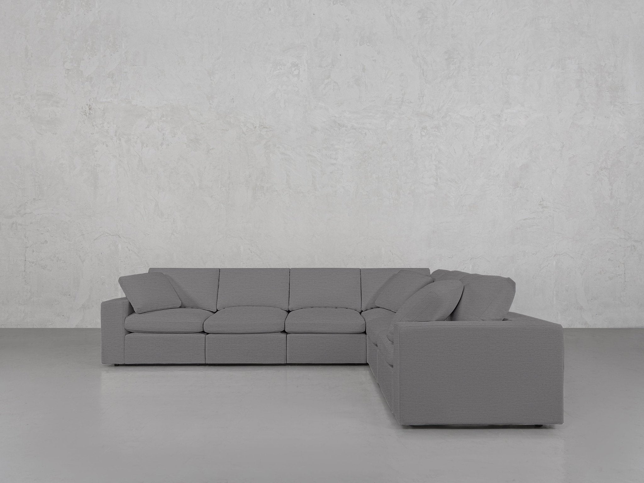 6 - Seat Modular Corner Right Sectional - 7th Avenue