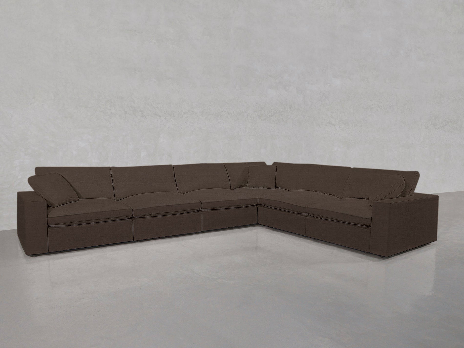 6 - Seat Modular Corner Right Sectional - 7th Avenue