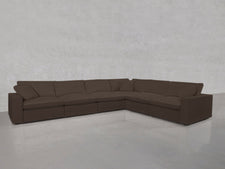 6 - Seat Modular Corner Right Sectional - 7th Avenue