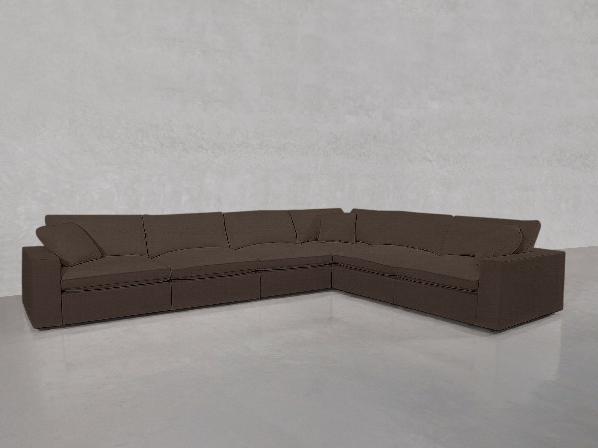 6 - Seat Modular Corner Right Sectional - 7th Avenue