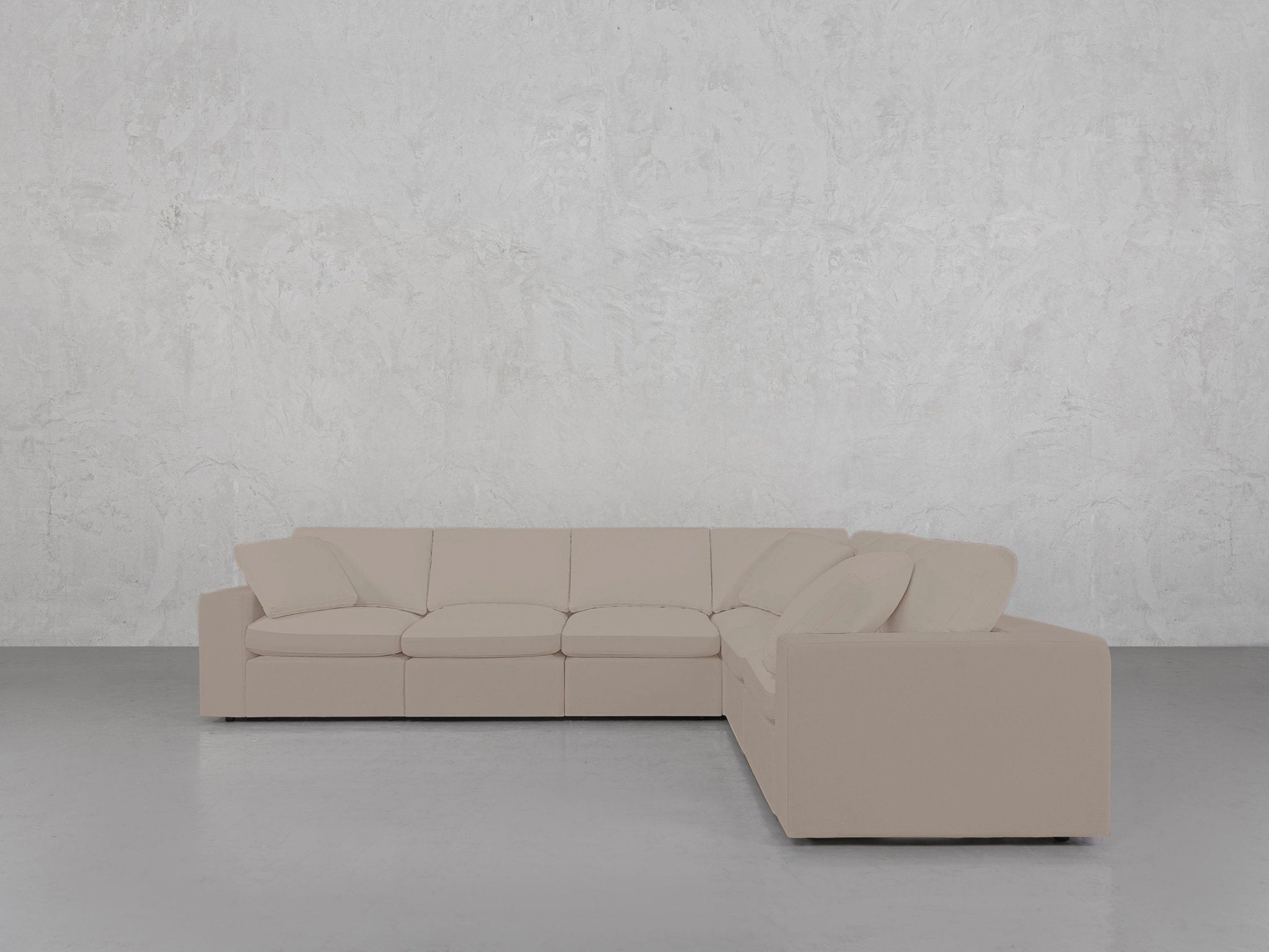 6 - Seat Modular Corner Right Sectional - 7th Avenue