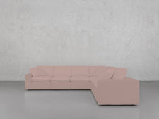 6 - Seat Modular Corner Right Sectional - 7th Avenue