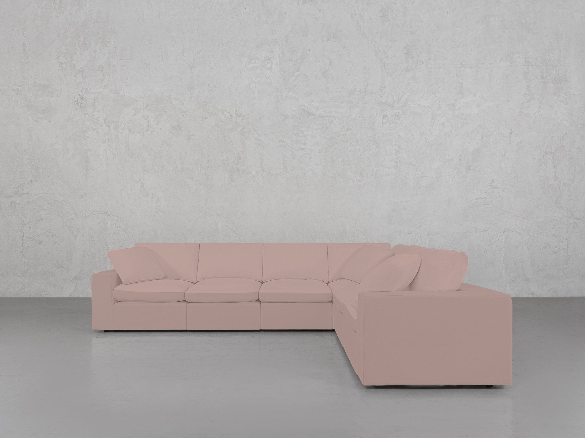 6 - Seat Modular Corner Right Sectional - 7th Avenue