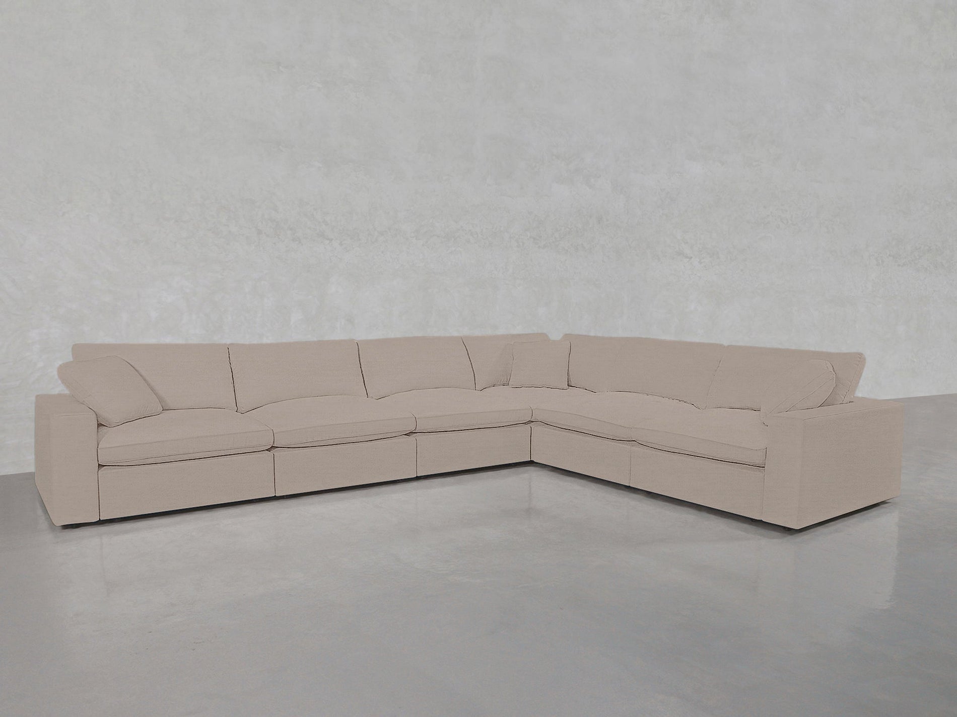 6 - Seat Modular Corner Right Sectional - 7th Avenue