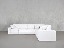 6 - Seat Modular Corner Right Sectional - 7th Avenue