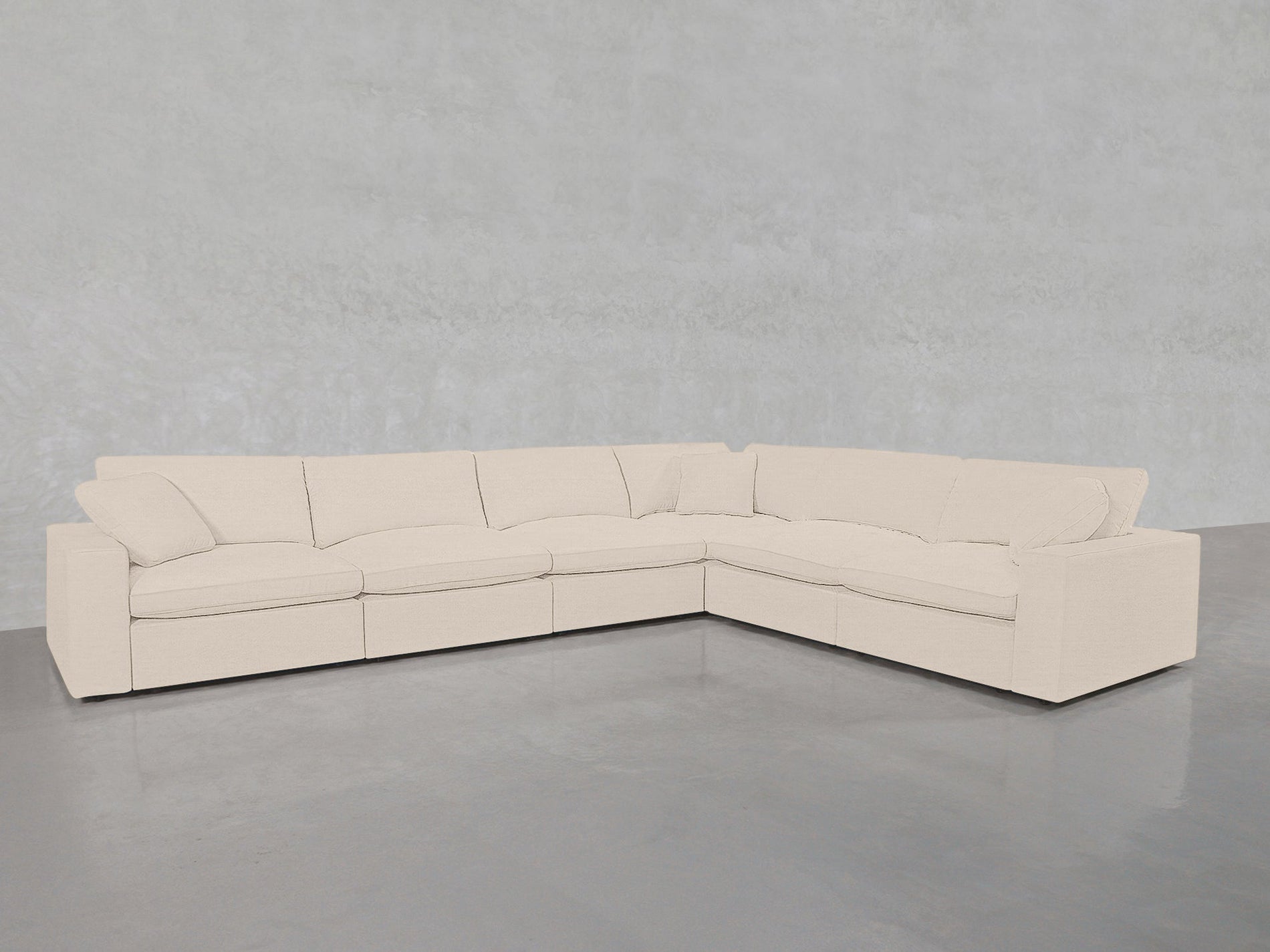 6 - Seat Modular Corner Right Sectional - 7th Avenue