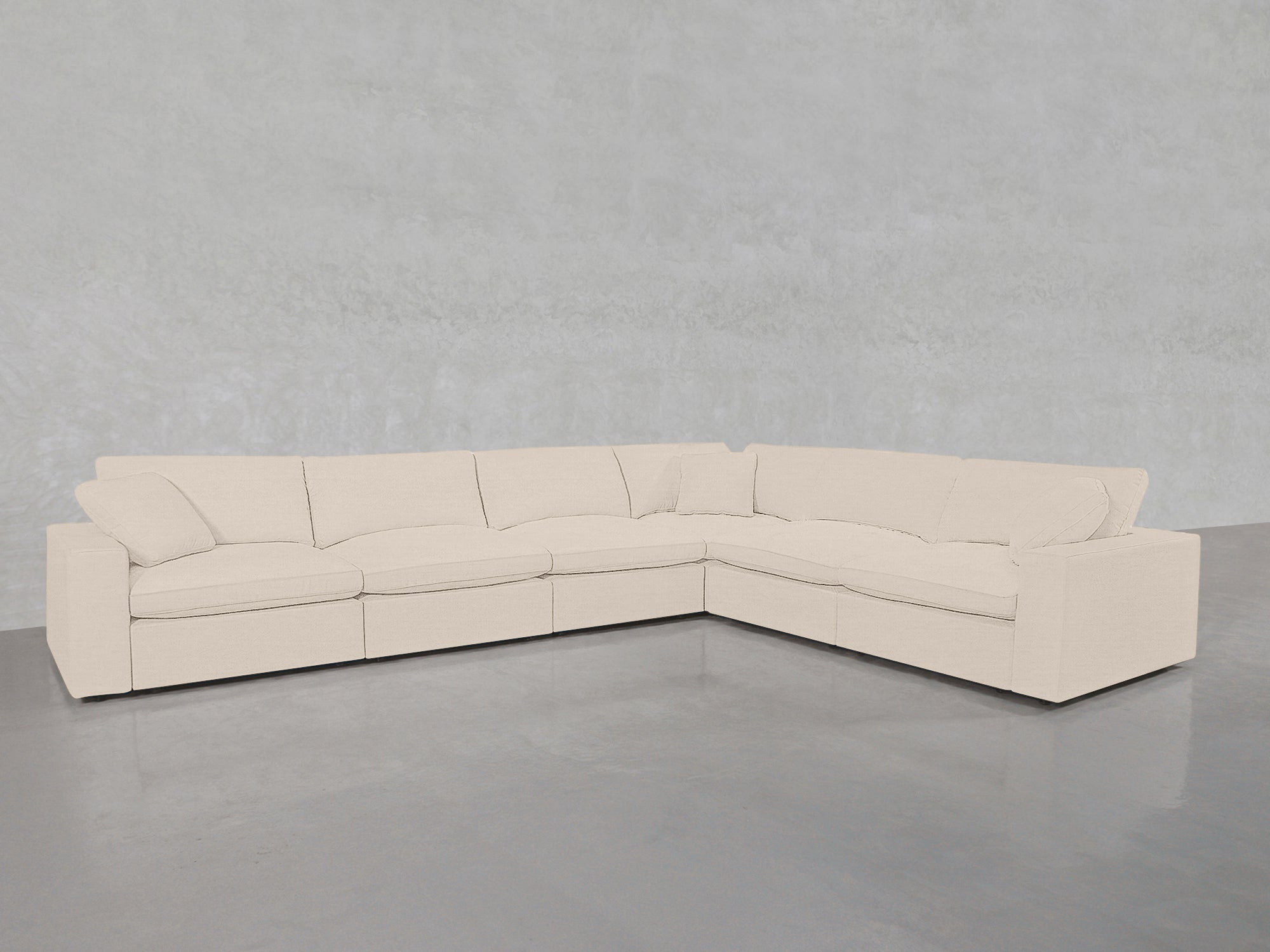 6 - Seat Modular Corner Right Sectional - 7th Avenue