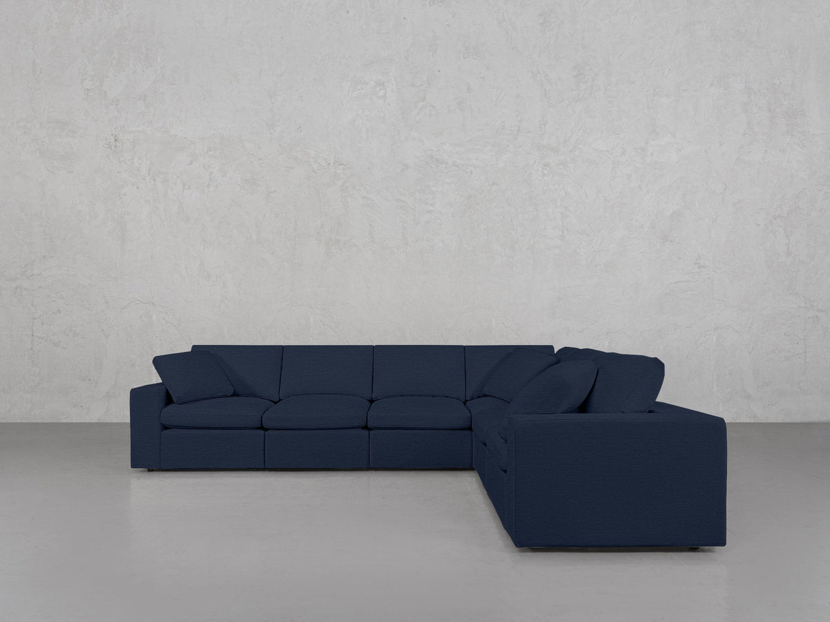 6-Seat Modular Corner Right Sectional - 7th Avenue