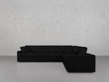 6 - Seat Modular Corner Right Sectional - 7th Avenue